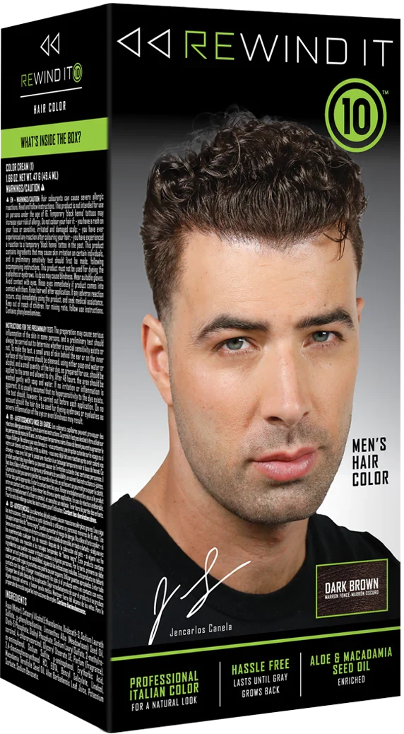 Rewind It 10 Men’s Hair Color - Dark Brown