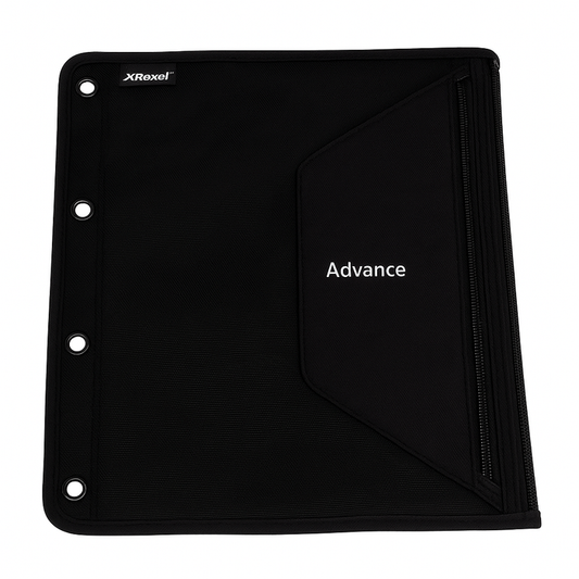 Rexel Advance Zipper Pouch – Black - Office R Us Lagos