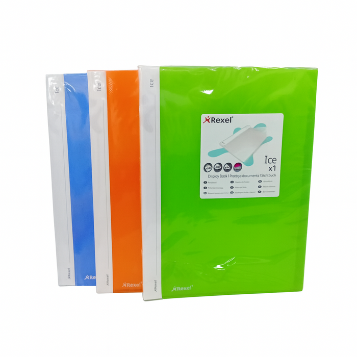Rexel ICE Display Book 40 Pages – Assorted - Office R Us Lagos