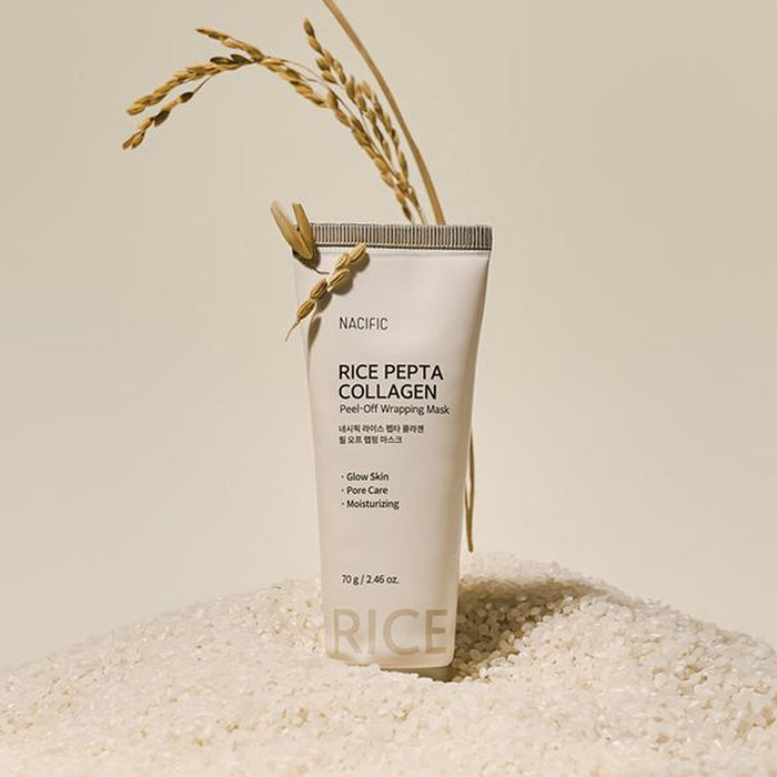 Rice Pepta Collagen Peel Off Wrapping Mask