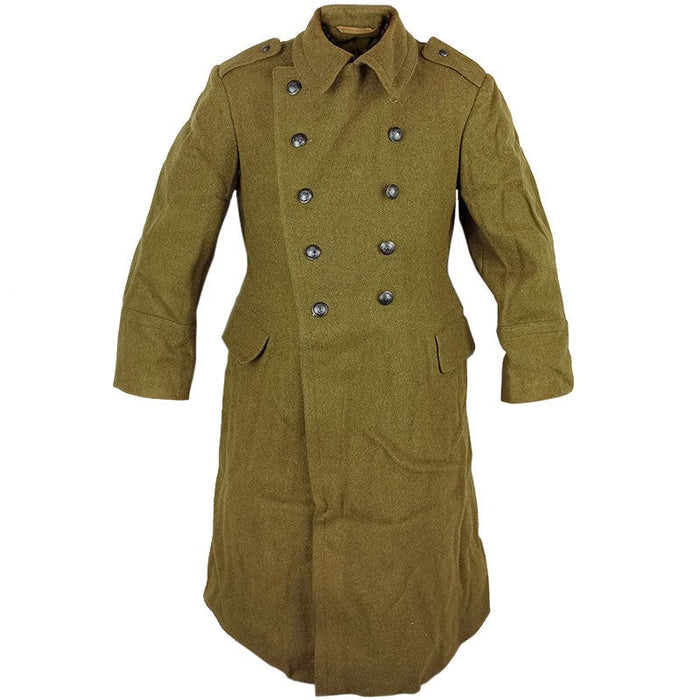 Romanian Army Olive Greatcoat - Romanian Army Surplus - Great Coats