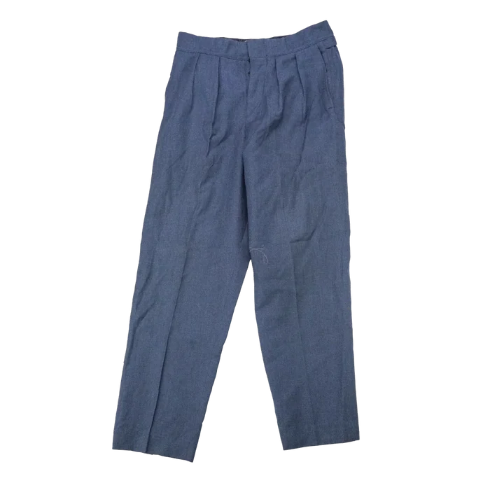 Royal NZ Air Force Wool Service Dress Trousers - Small - New Zealand Air Force Surplus - Dress Trousers