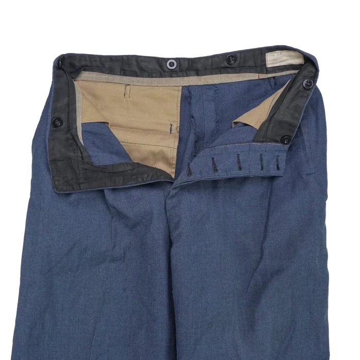 Royal NZ Air Force Wool Service Dress Trousers - Small - New Zealand Air Force Surplus - Dress Trousers