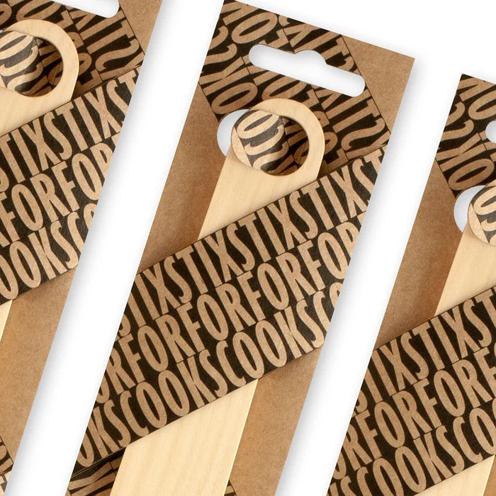 Sands Made  Stix for Cooks Plastic Free Utensil - Beechwood