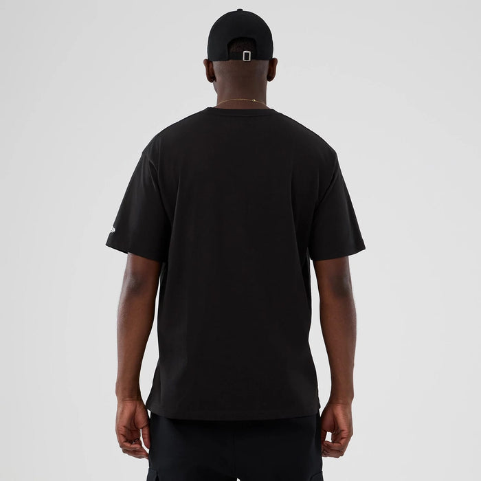The Male model is wearing Seinfeld Lifestyle Graphic Black T-Shirt 2