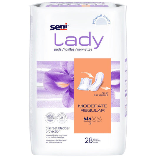 Seni Lady Pads Moderate Regular - S3P28PS1-Pack - LL Medico