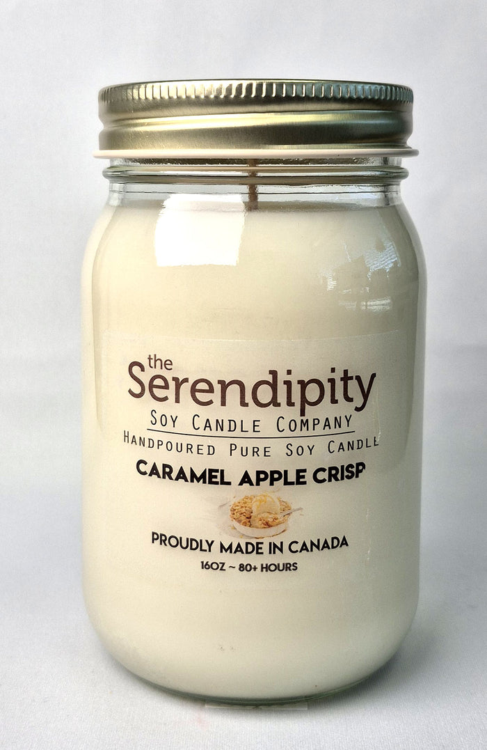 Serendipity Soy Wax Candle - Caramel Apple Crisp