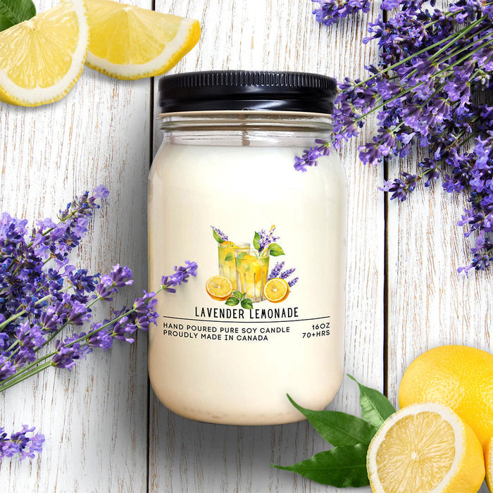 Serendipity Soy Wax Candle - Lavender Lemonade
