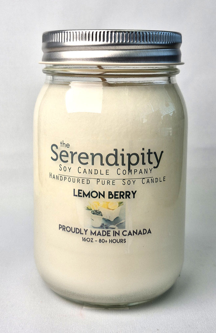 Serendipity Soy Wax Candle - Lemon Berry