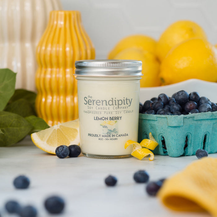 Serendipity Soy Wax Candle - Lemon Berry