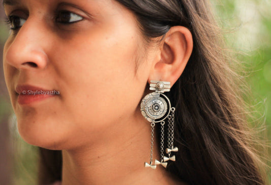 Shiva Damru Sequence Danglers