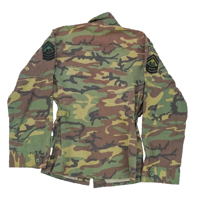 Singapore Armed Forces Woodland Camo Shirt - Small - Singapore Army Surplus - Field Shirts