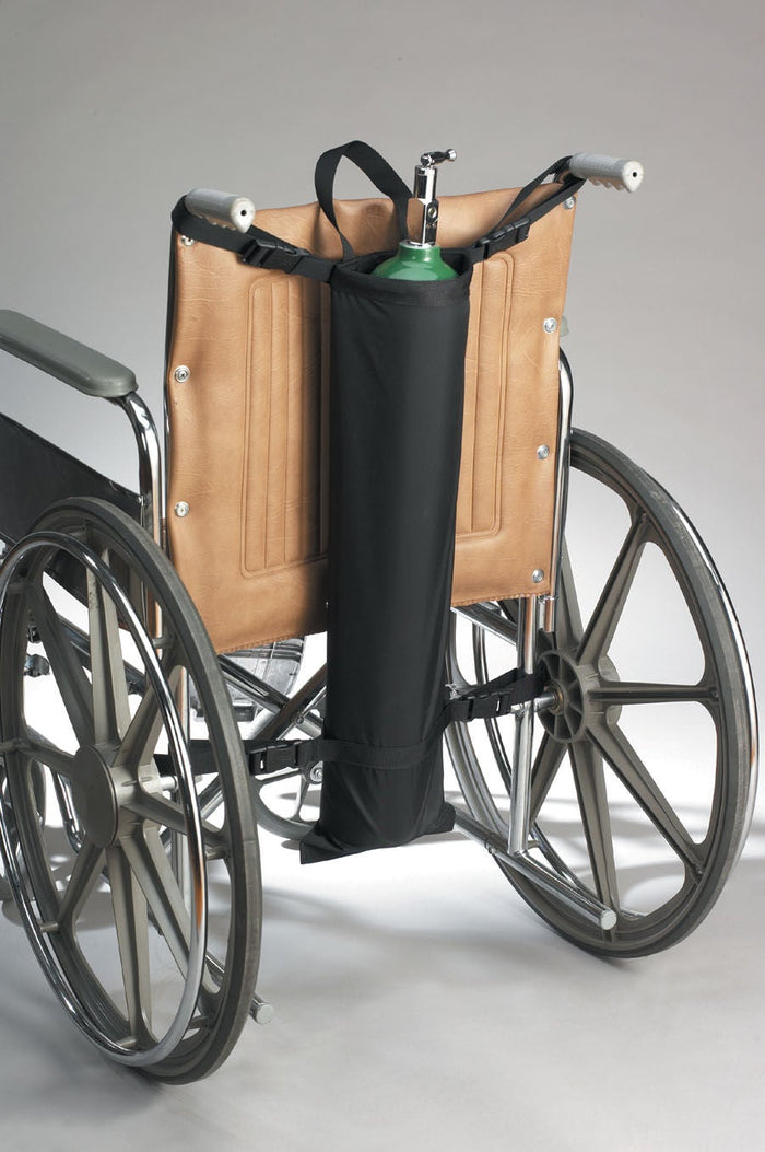 Skil-Care Wheelchair Oxygen Cylinder Holder, For 16" to 24" Wheelchairs - 707027-Single - LL Medico