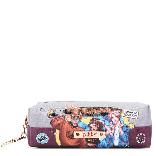SMALL RECTANGULAR COIN PURSE WITH KEY RING