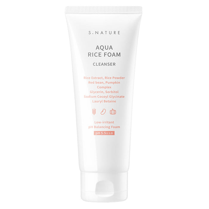 [S.NATURE] Aqua Rice Foam Cleanser