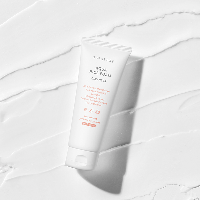 [S.NATURE] Aqua Rice Foam Cleanser