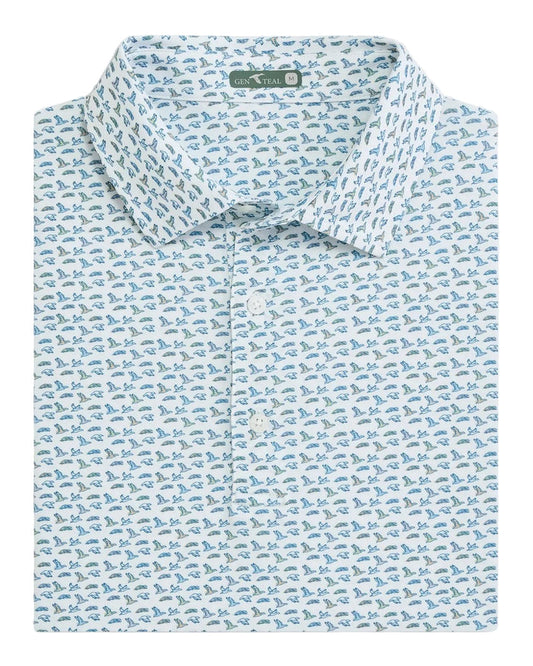 Soaring Silhouettes Printed Performance Polo