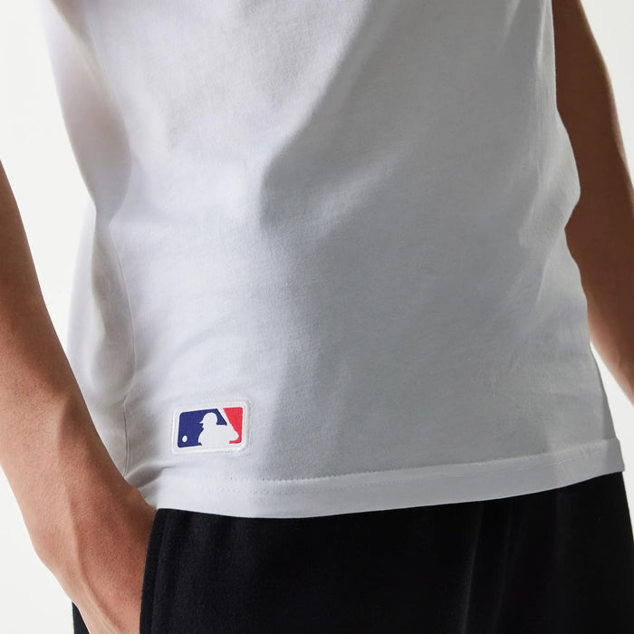 The Male model is wearing St. Louis Cardinals MLB Regular White T-Shirt 5