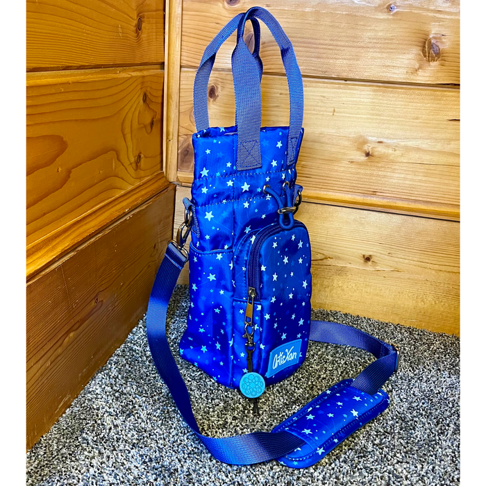 Star Water Bottle Bag with Fidget Zipper Pull