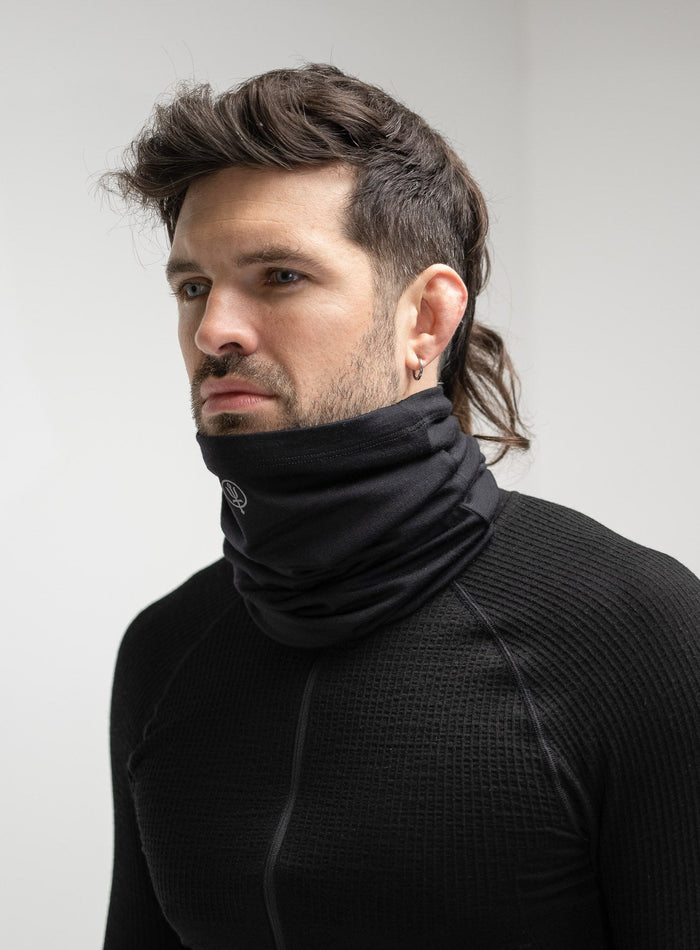Hem Studio Image of accessory, Stealth Neck Gaiter in Black (SS Accessory)