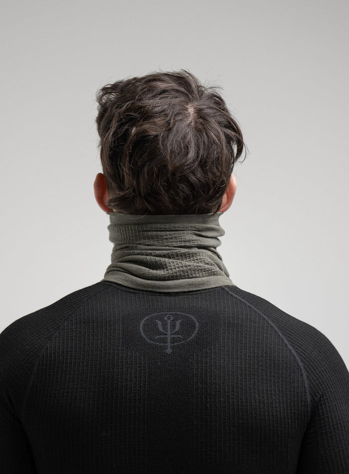 Hem Studio Image of accessory, Stealth Tech Warmer in Khaki (SS Accessory)