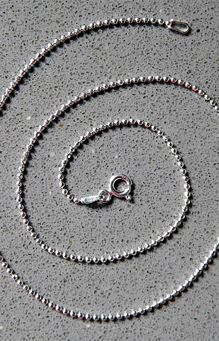 Sterling Silver Diamond Cut Bead Chain 150