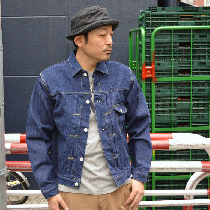 STUDIO D'ARTISAN "SD-DO1J" 15oz DO1 Denim Jacket