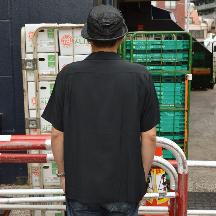 STYLE EYES "SE39455" RAYON BOWLING SHIRT "PLAIN"