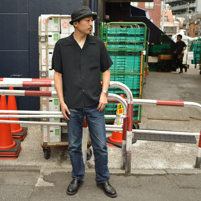 STYLE EYES "SE39455" RAYON BOWLING SHIRT "PLAIN"