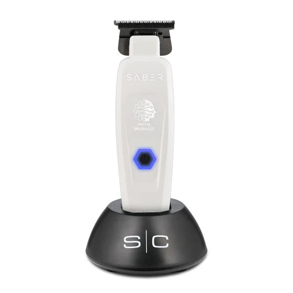 Stylecraft Saber Professional Hair Trimmer with Digital Brushless Motor - White