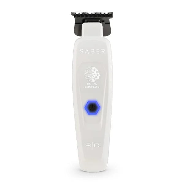 Stylecraft Saber Professional Hair Trimmer with Digital Brushless Motor - White