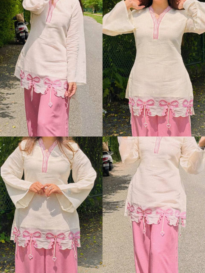 Stylish Serenity The Pink and White Duo