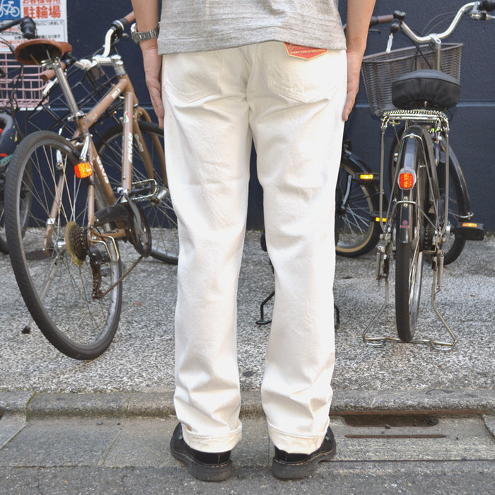 SUGAR CANE "SC42560" 13oz. White Denim 1947 Model