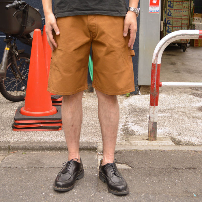 SUGAR CANE "SC52567" 13oz. Brown Duck Work Shorts