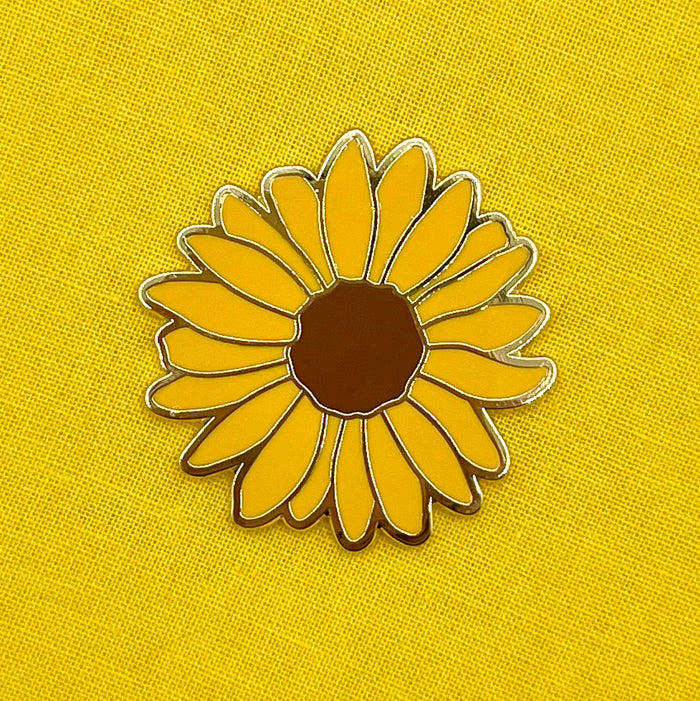 Sunflower Enamel Pin