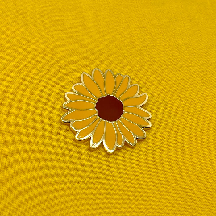 Sunflower Enamel Pin