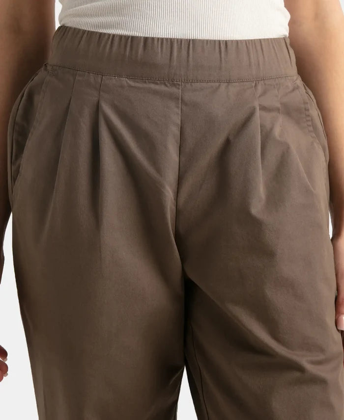 Super Combed Cotton Regular Fit Hybrid Pants - Dark Khaki