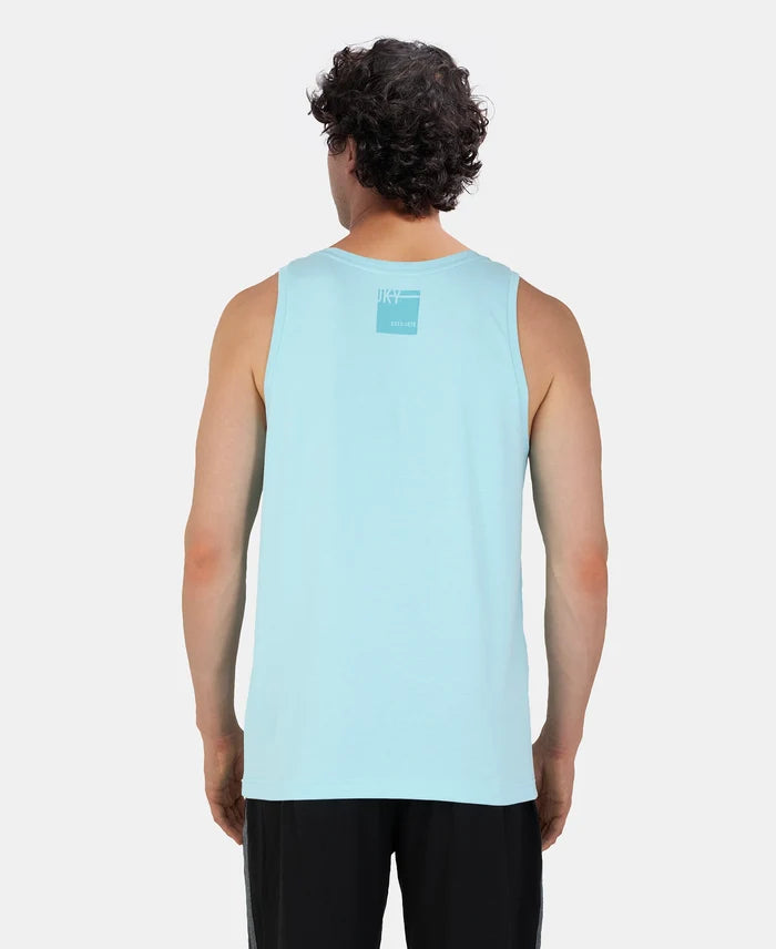 Super Combed Cotton Rich Graphic Printed Tank Top - Sea Angel