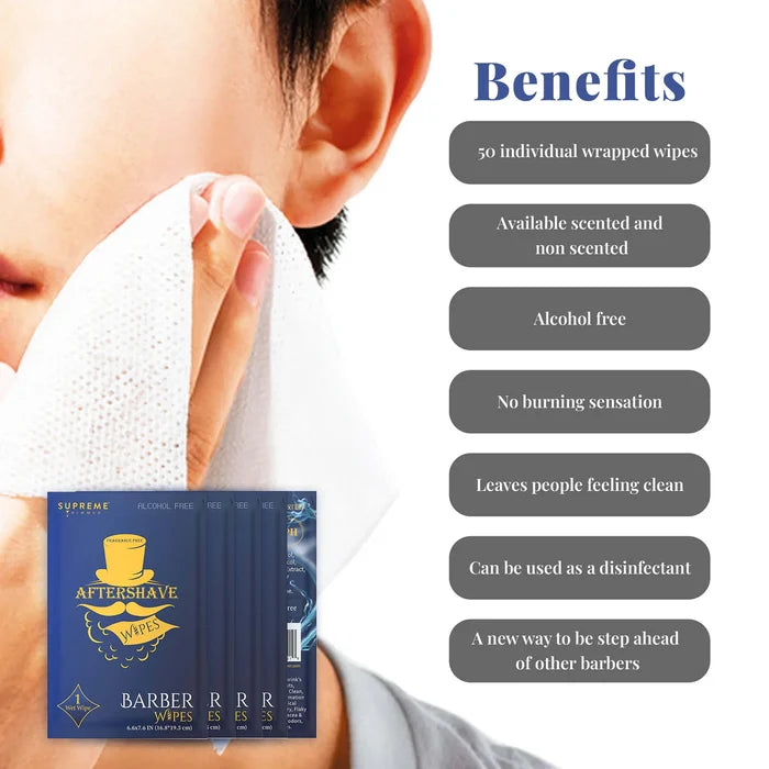 Supreme Trimmer Aftershave Wipes