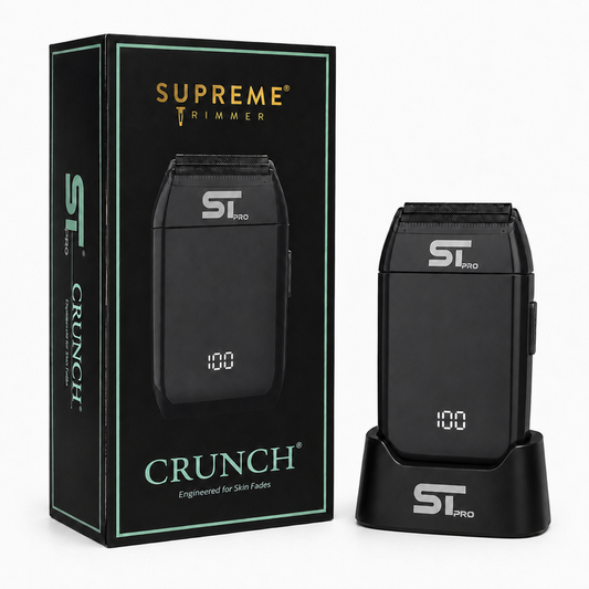 Supreme Trimmer Crunch Foil Shaver - Black