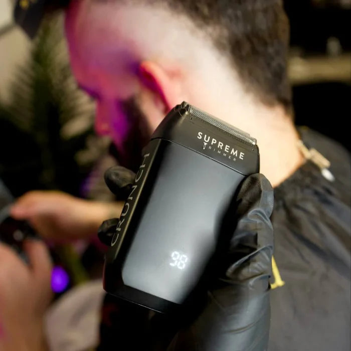 Supreme Trimmer Crunch Foil Shaver - Black