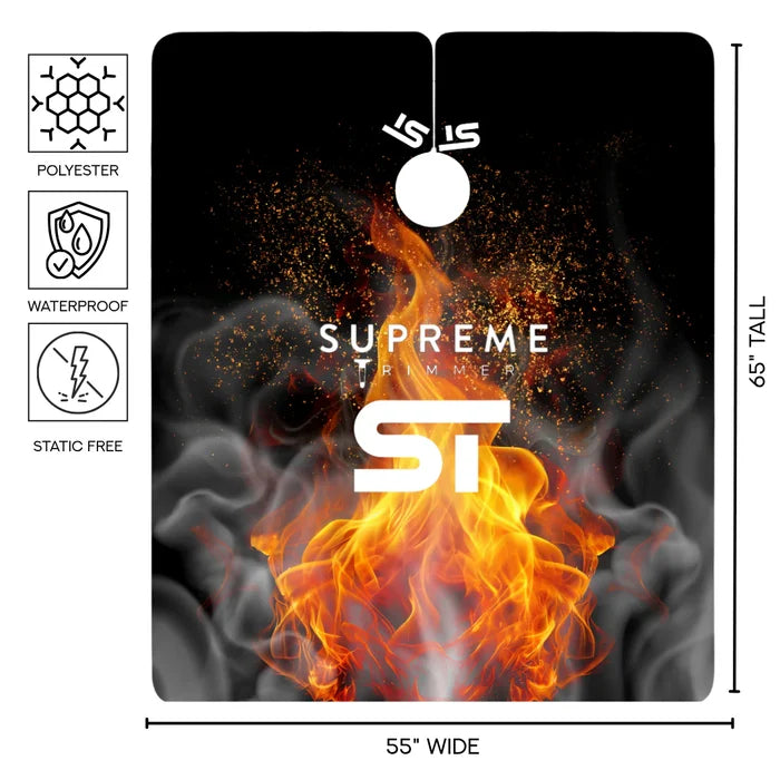 Supreme Trimmer Premium Barber Cape - Scarlett Ash