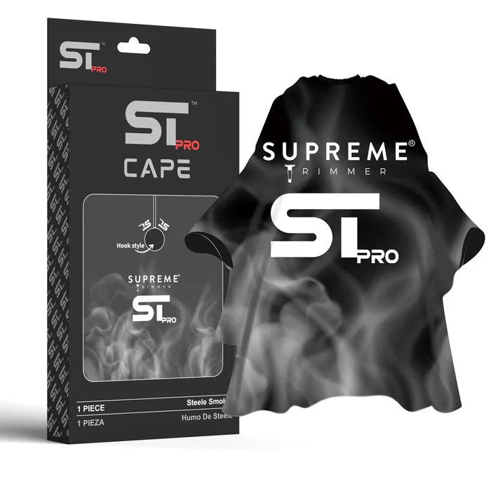 Supreme Trimmer Premium Barber Cape - Steel Smoke