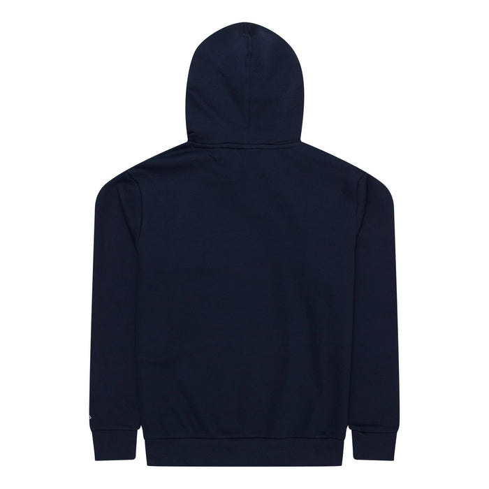The Male model is wearing Tampa Bay Rays MLB Regular Dark Blue Pullover Hoodie 2