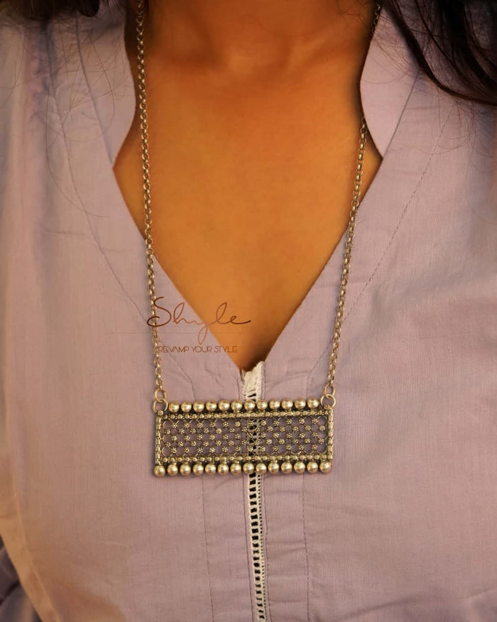 Tattva Flora Jali Statement Necklace