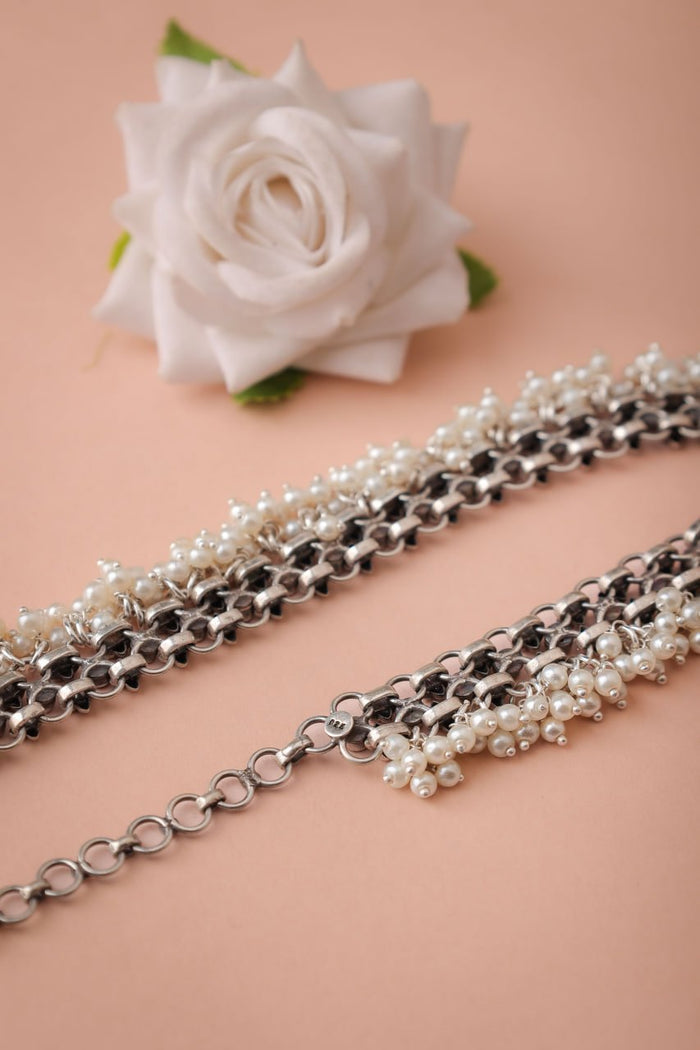 Tattva Raani Jadau Pearl Drop Classic Necklace