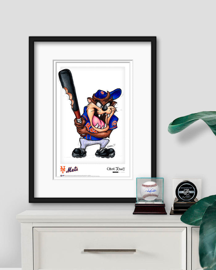 Taz On Deck x MLB Mets Limited Edition Art Print