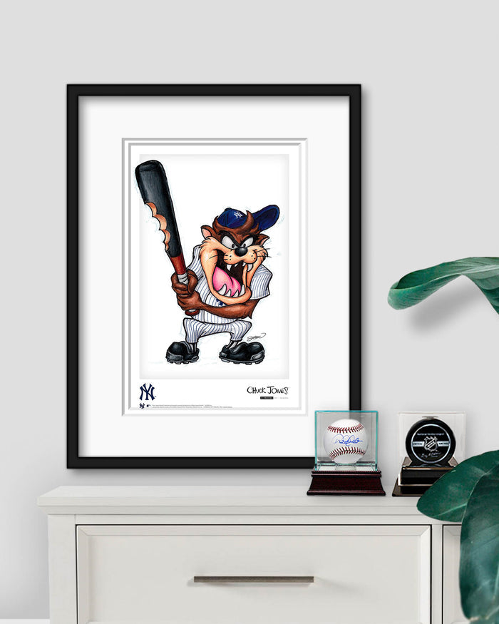 Taz On Deck x MLB Yankees Limited Edition Art Print
