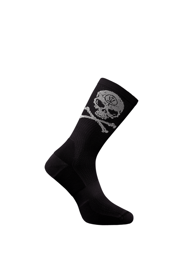 SM Cut of Out Tech Socks In NQG Black (GM)
