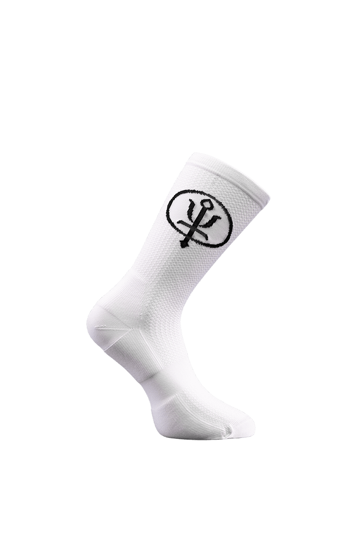 SM Cut of Out Tech Socks In Insignia White (GM)